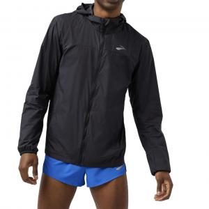 Brooks Куртка мужская, черный, с капюшоном, средней плотности, другие