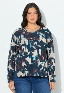 Толстовка Ulla Popken LONG SLEEVE , Marine/Dark Blue