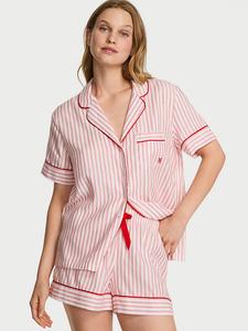 Короткий пижамный комплект из фланели Victoria'S Secret, signature flannel print