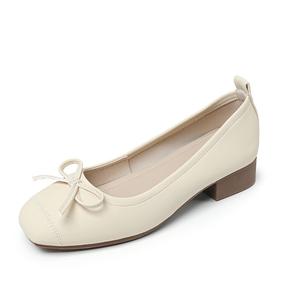 Повседневные однобортные туфли женские TATAYA, Apricot