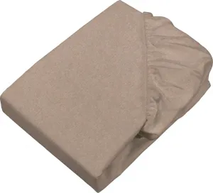 Простыня на резинке фланель меланж Setex