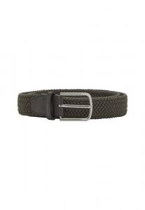 Ремень Mango Braided belt, Khaki