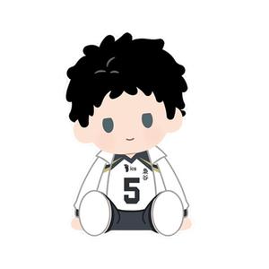 Куклы potepotte haikyuu!! player set katsuyuki akagi плюшевая кукла высота 35см BANDAI