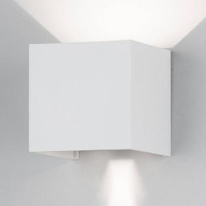 Уличный настенный светильник Nova Luce Como, алюминий / прозрачное стекло - белый - белый