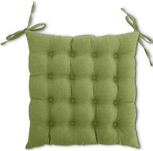 Подушка на стул wometo зеленый, 40/40/4 см