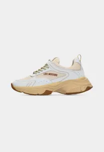 Кроссовки stardust Love Moschino, Ivory/Hide/Pink/Beige