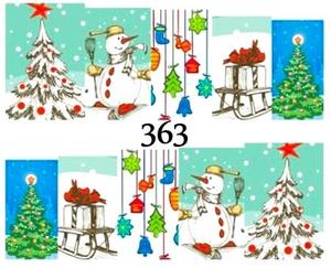 Водные наклейки для ногтей - №363, inna