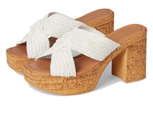 Туфли Seychelles Adorned Raffia Slide Sandal, белый