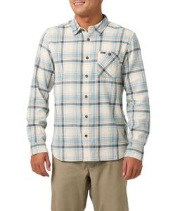 Мужская клетчатая фланелевая рубашка Redmond O'Neill, Cream