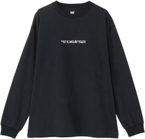 Футболка с длинным рукавом HELLY HANSEN с вышитым логотипом, унисекс, HM32580, для взрослых, черный