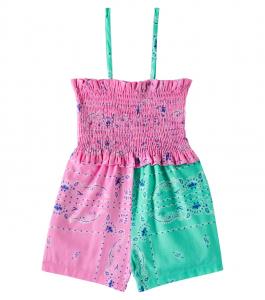Хлопковый комбинезон-бандана Mileto The New Society, Bandana Hibiscus Jade