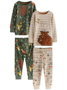 Пижама Next, цвет Cream/Green