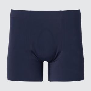 Ультра бесшовные боксеры AIRism Uniqlo, темно-синий
