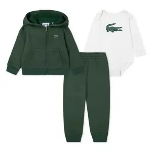Комплект Lacoste Kids Mon Premier Fleece, зеленый
