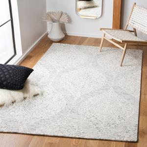 SAFAVIEH Metro Collection ковер 92 x 153 см GreyIvory MET992F ручной работы премиальная шерсть для гостиной спальни прихожей