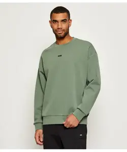 Толстовка Стенсона Oversize fit Boss Green, зеленый