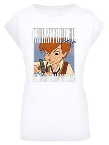 Футболка F4NT4STIC Disney Winnie Puuh Der Bär Christopher Robin, белый