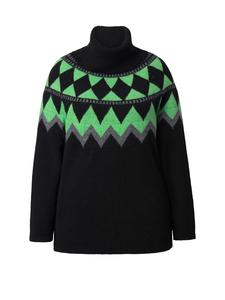 яблочно-зеленый свитер Ulla Popken