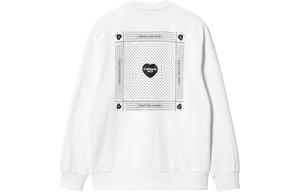 Толстовка с принтом логотипа в виде банданы на сердце Carhartt WIP, белый