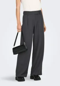 Onllinda hw str mel tlr noos trousers Only, Dark Grey Melange