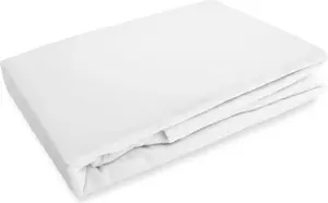 Простыня фланелевая на резинке 140х200, белая Darymex
