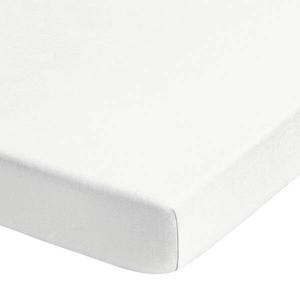 Простыня стрейч из тонкого льна 0002542 Biberna, белый