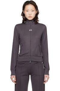 Courrèges Фирменная серая спортивная куртка