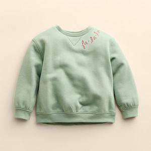 Детский свитшот с круглым вырезом Little Co. By Lauren Conrad, Green Fa La La