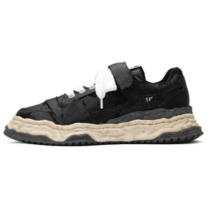 Кроссовки Maison Keith Torn film Lace up MIHARA YASUHIRO, черный