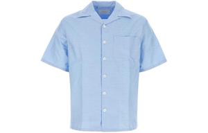 Рубашка мужская синяя Prada, синий