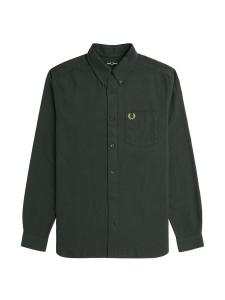 Рубашка на пуговицах классического кроя Fred Perry, оливковый