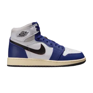 Кроссовки Air Jordan Air Jordan 1 Retro High OG GS 'Rare Air - Deep Royal Blue', синий