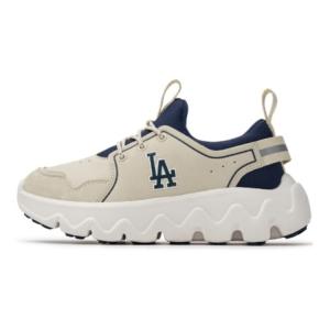 Кроссовки MLB KIDS Kids Lifestyle Shoes Kids Low-top Off White/Blue, белый/синий