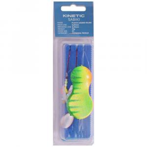 Оснастки Kinetic Sabiki Plaice Leader Inline 50g, синий