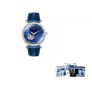 KANGOL Механические часы на ремешке мужские часы с синим циферблатом