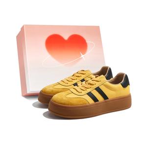 Кроссовки для скейтбординга, легкие, с низким верхом, с защитой от скольжения и износа, для женщин D:FUSE SCANDINAVIA, Yellow