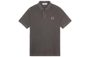 Рубашка-поло Stone Island мужская, угольный