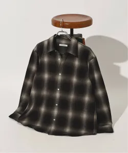 Фланелевая рубашка в клетку с эффектом омбре Journal Standard, цвет Black