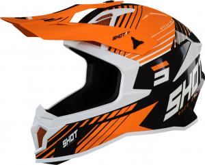 Мотокроссовый шлем Shot lite fury, Black/Orange