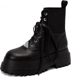 Женские ботильоны Roimaash на платформе, 159 Pu-Black