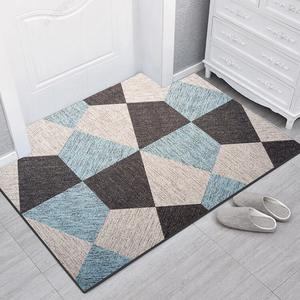 Budis Ковер 40х60 см для входной двери, ванной, в китайском стиле, геометрический узор, 2 шт, впитывающий, нескользящий