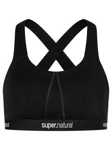 Бюстгальтер из мериносовой ткани W FEEL GOOD BRA черного цвета super.natural