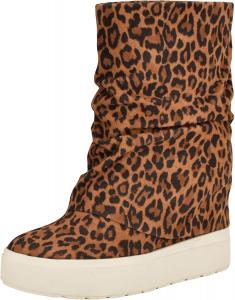Женские ботильоны GUESS Guinna, Medium Brown Leopard Suede 212