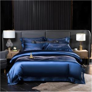 YIZUFU Комплект постельного белья сатин жаккард египетский хлопок пэчворк Blue