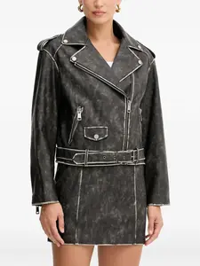 Куртка на молнии с поясом Guess Usa, серый