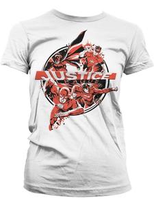 Белая рубашка Justice League