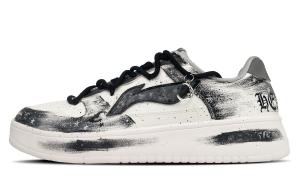 Мужские низкие кроссовки для скейтбординга с противоскользящей подошвой, амортизацией и устойчивостью к истиранию LINING, белый