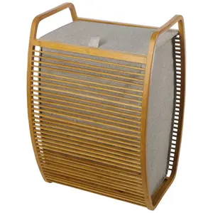 Корзина для белья Möve (1 шт.) с инновационной бамбуковой рамой, цвет wood