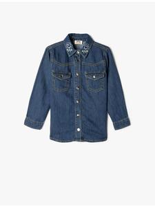 Джинсовая куртка KOTON, цвет dunkles indigo