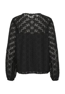 Блуза SILJA LONG SLEEVE Kaffe, цвет Mottled Black